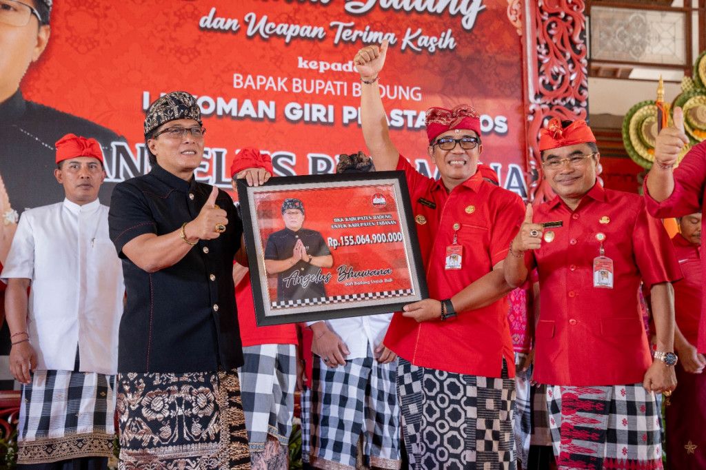 Badung Angelus Tabanan Dengan Hibah dan BKK Sebesar Rp 208 M Lebih